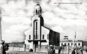 Lamy - Eglise, Monument aux Morts et Ecoles - 1958